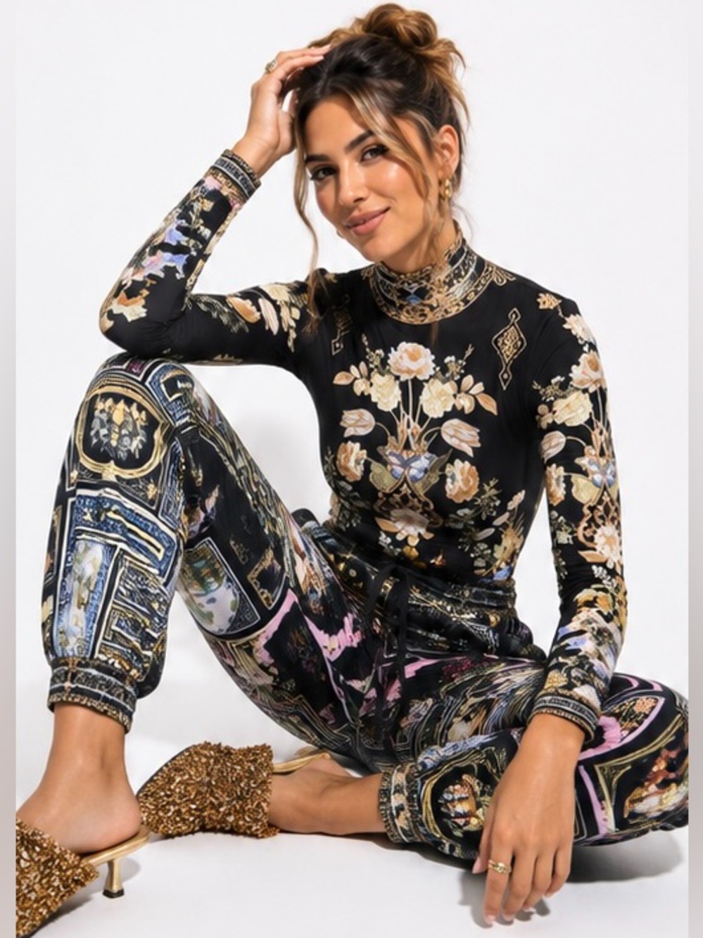 Camilla set small jogger pants med jersey top